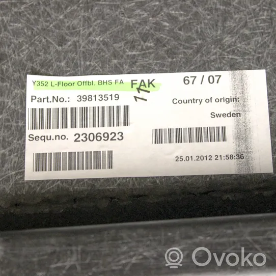 Volvo V60 Wykładzina bagażnika 39813519