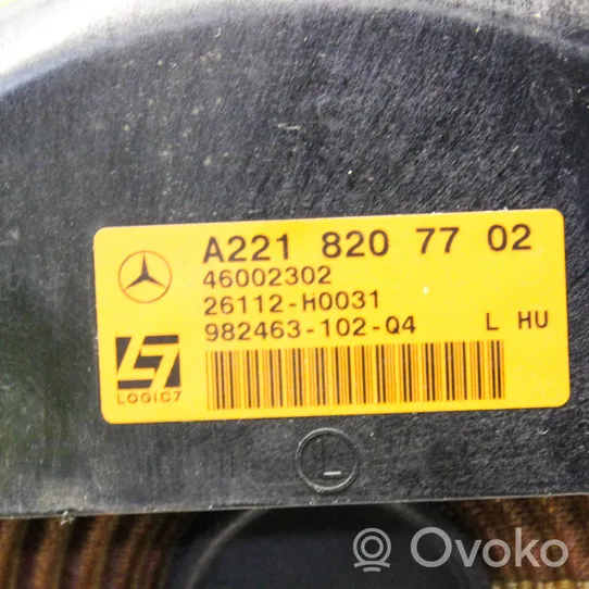 Mercedes-Benz S W221 Etuoven kaiutin A2218207702