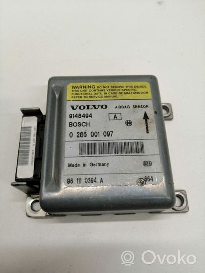 Volvo 850 Module de contrôle airbag 9148494