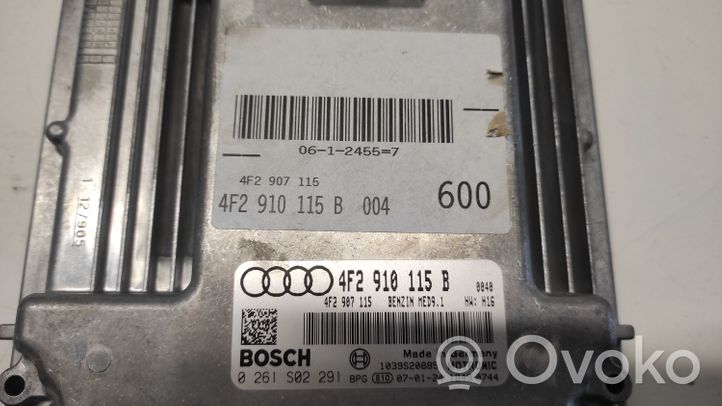 Audi A6 S6 C6 4F Moottorin ohjainlaite/moduuli 4F2910115B