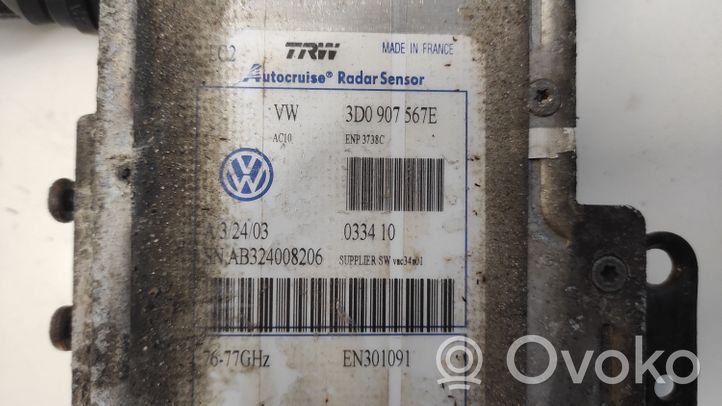 Volkswagen Phaeton Radar / Czujnik Distronic 3D0907567E