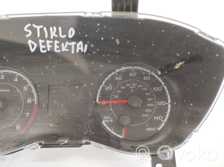 Subaru Impreza V Compteur de vitesse tableau de bord 0437102