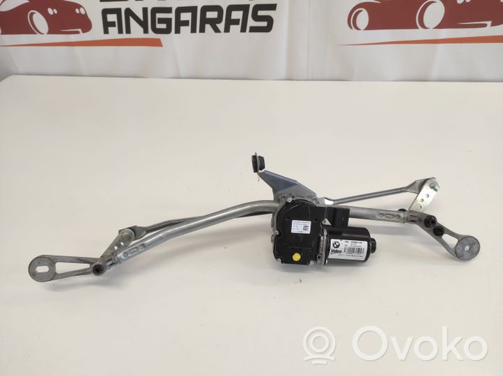 BMW 5 G30 G31 Tringlerie et moteur d'essuie-glace avant W000061594