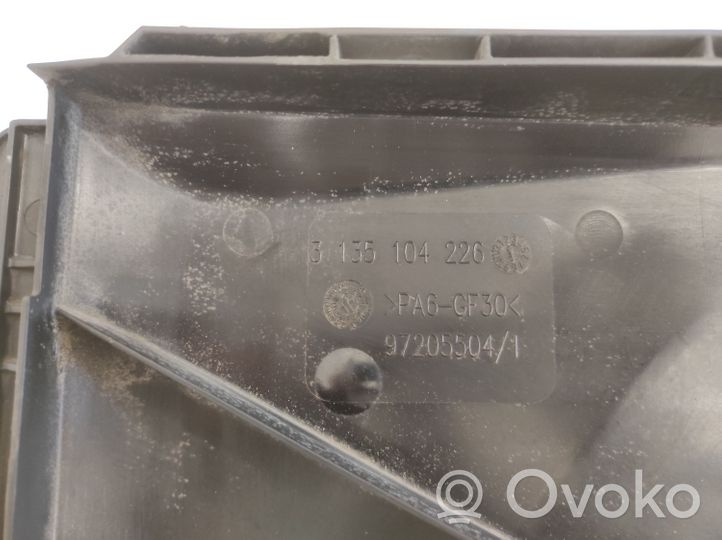 Mercedes-Benz A W176 Radiator cooling fan shroud A2465000093