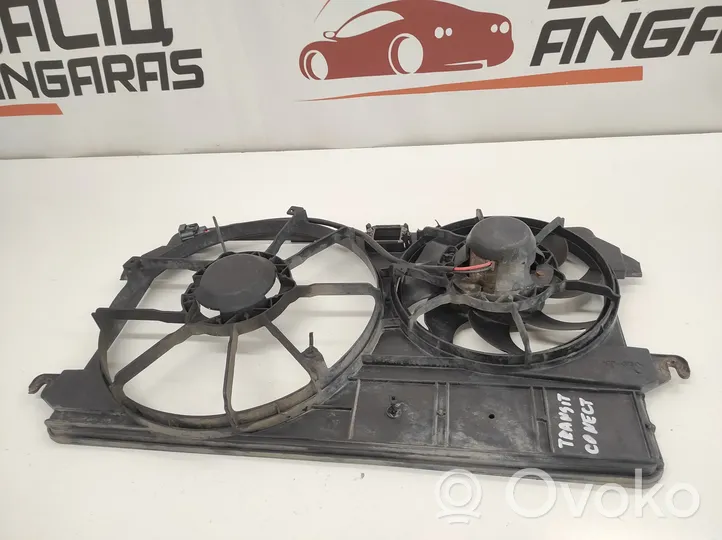 Ford Connect Radiator cooling fan shroud 