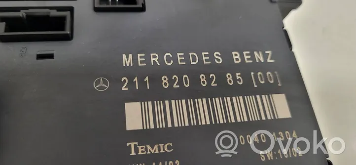 Mercedes-Benz E W211 Unité de commande module de porte 2118208285