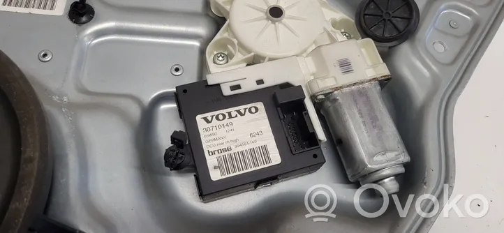 Volvo V50 Mécanisme lève-vitre de porte arrière avec moteur 30710149