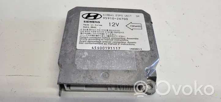 Hyundai Santa Fe Turvatyynyn ohjainlaite/moduuli 9591026700