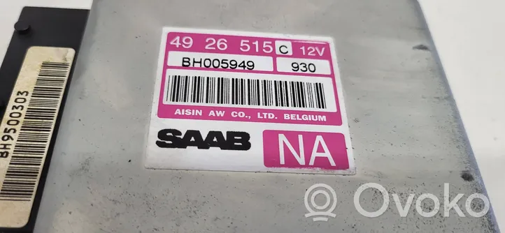 Saab 9-5 Module de contrôle de boîte de vitesses ECU 4926515C