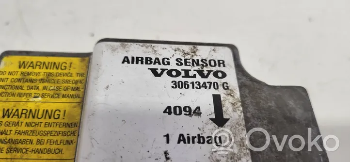 Volvo S40, V40 Module de contrôle airbag 30613470G