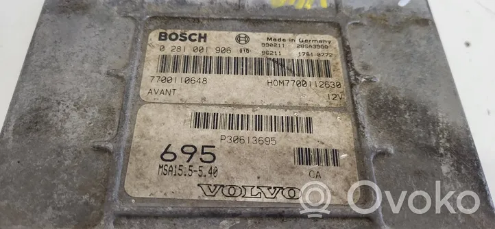 Volvo S40, V40 Calculateur moteur ECU 7700110648