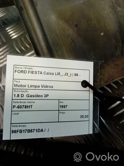 Ford Fiesta Silniczek wycieraczek szyby przedniej / czołowej 