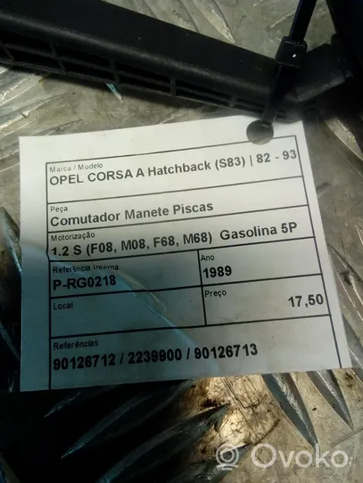 Opel Corsa A Inne przełączniki i przyciski 