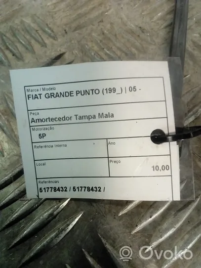 Fiat Grande Punto Amortyzator klapy tylnej bagażnika 