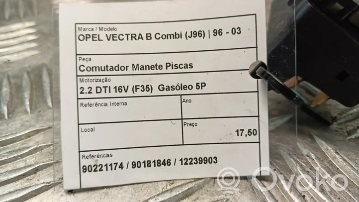Opel Vectra B Otros interruptores/perillas/selectores 