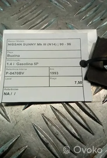 Nissan Sunny Garso signalas 