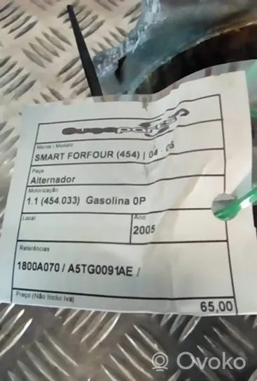 Smart ForFour I Generatore/alternatore 