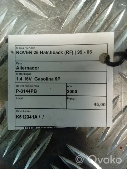 Rover 25 Generatore/alternatore 