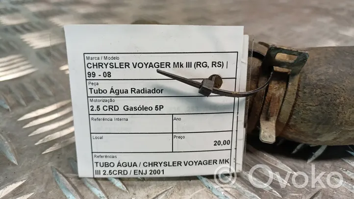 Chrysler Voyager Przewód chłodzenia turbiny 