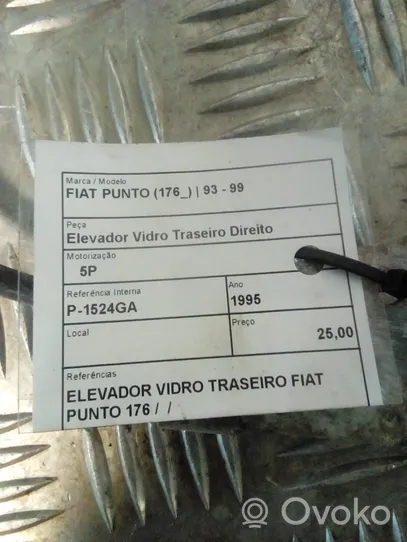 Fiat Punto (176) Mechanizm podnoszenia szyby tylnej bez silnika 