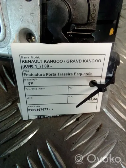 Renault Kangoo II Etuoven lukko 