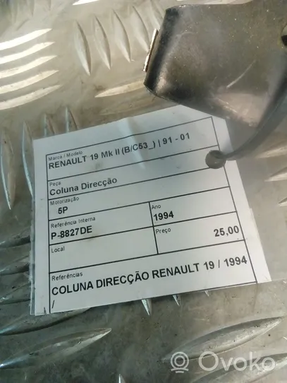 Renault 19 Maniglia/leva di regolazione del volante 