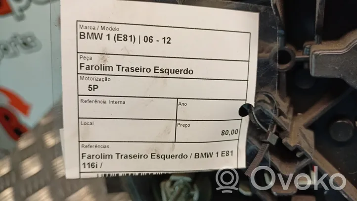 BMW 1 E81 E87 Lampy tylnej klapy bagażnika 