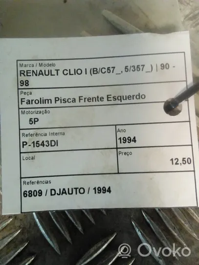 Renault Clio I Luce targa 