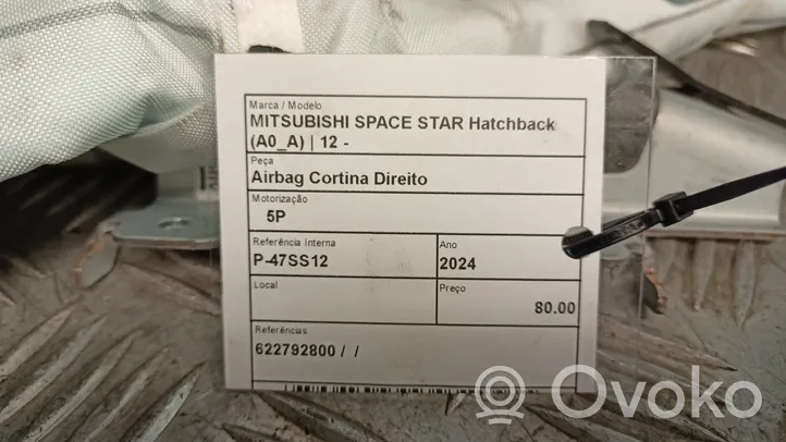 Mitsubishi Space Star Airbag de toit 