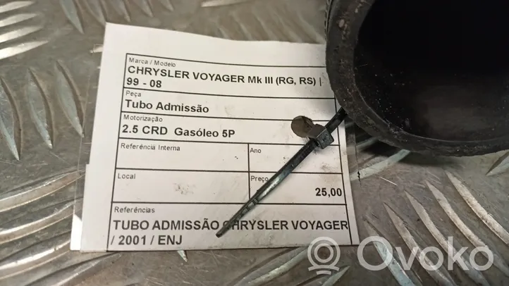 Chrysler Voyager Tube d'admission d'air 