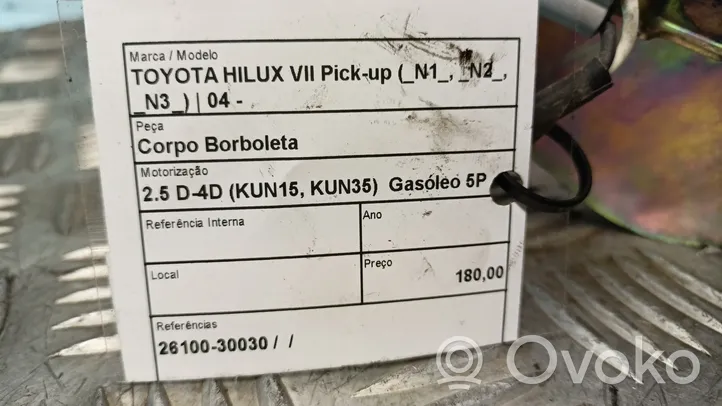 Toyota Hilux (AN10, AN20, AN30) Listwa wtryskowa 