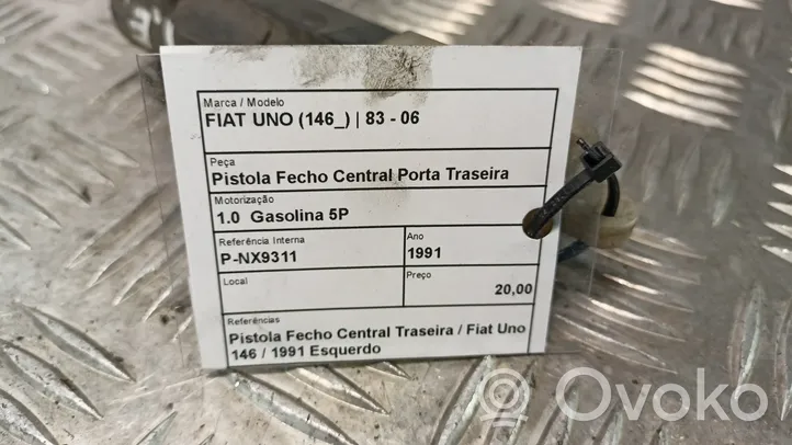 Fiat Uno Takaluukun ulkopuolinen lukko 