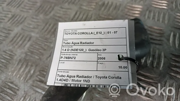 Toyota Corolla E120 E130 Jäähdytysnesteletku 