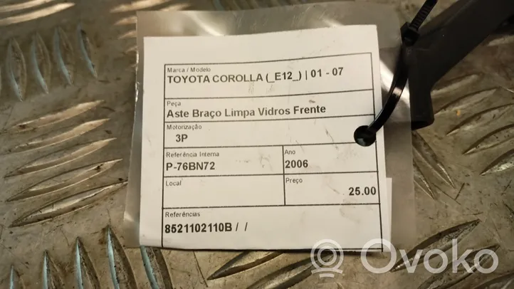 Toyota Corolla E120 E130 Rivestimento del tergicristallo 
