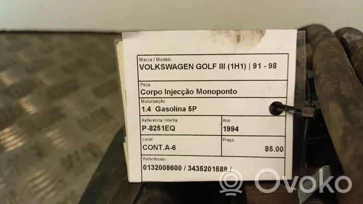 Volkswagen Golf III Tuyau de conduite principale de carburant 