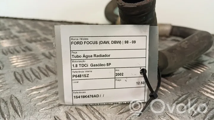 Ford Focus Przewód chłodzenia turbiny 