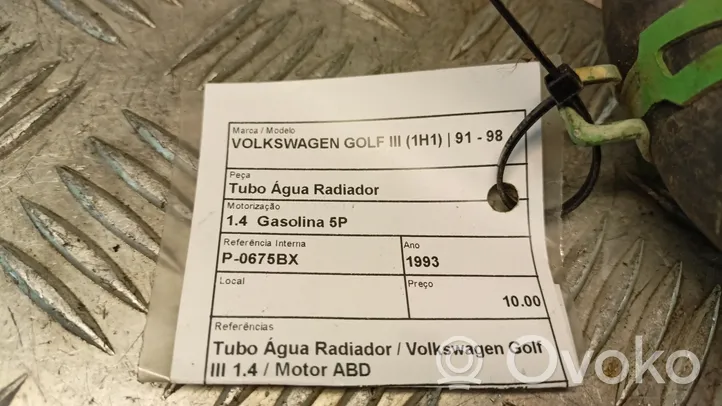 Volkswagen Golf III Tubo flessibile condotto refrigerante 