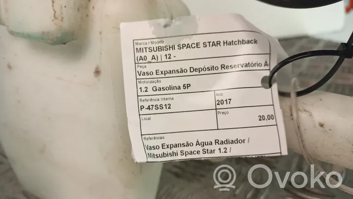 Mitsubishi Space Star Vase d'expansion / réservoir de liquide de refroidissement 