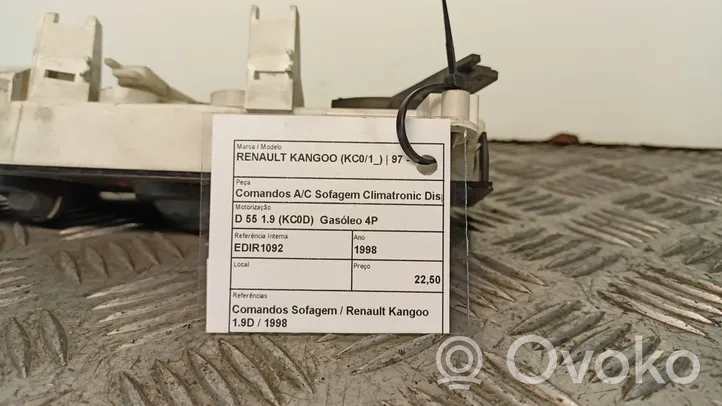 Renault Kangoo I Panel klimatyzacji 