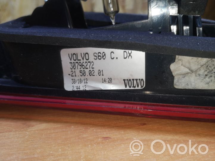 Volvo S60 Luci posteriori del portellone del bagagliaio 30796272