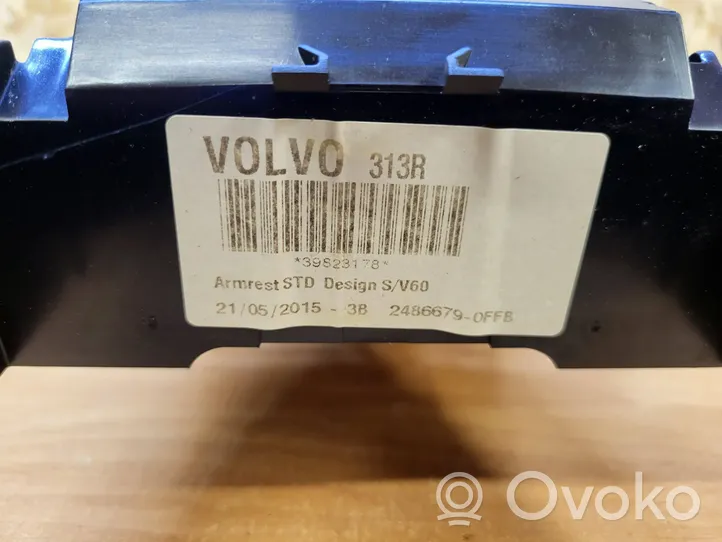 Volvo V60 Podłokietnik tunelu środkowego 39823178