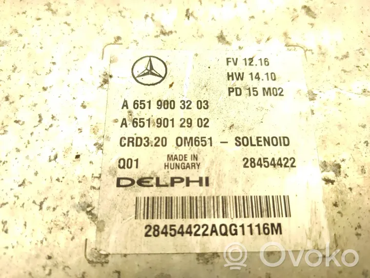 Mercedes-Benz Sprinter W906 Sterownik / Moduł ECU A6519003203