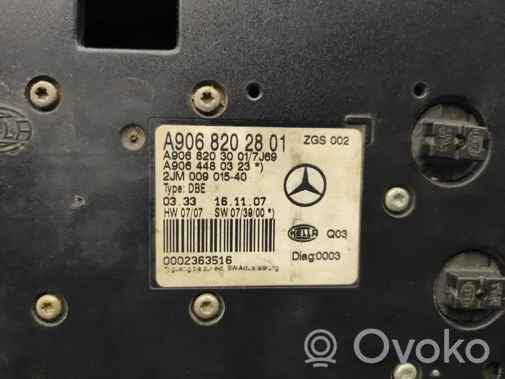 Mercedes-Benz Sprinter W906 Interjera apgaismošanas slēdzis A9068202801