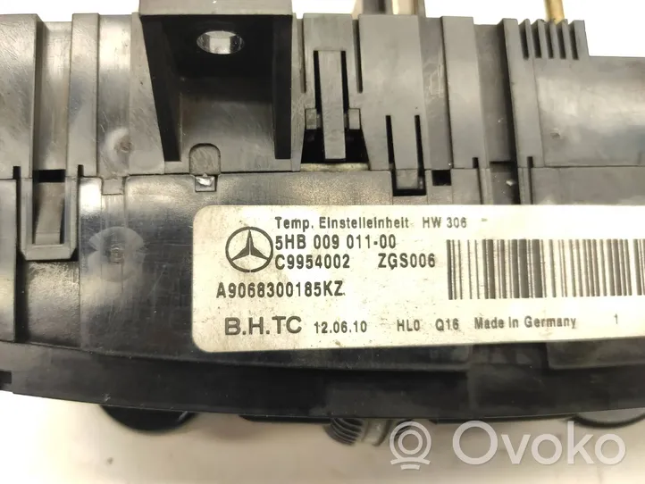 Mercedes-Benz Sprinter W906 Panel klimatyzacji A9068300185KZ