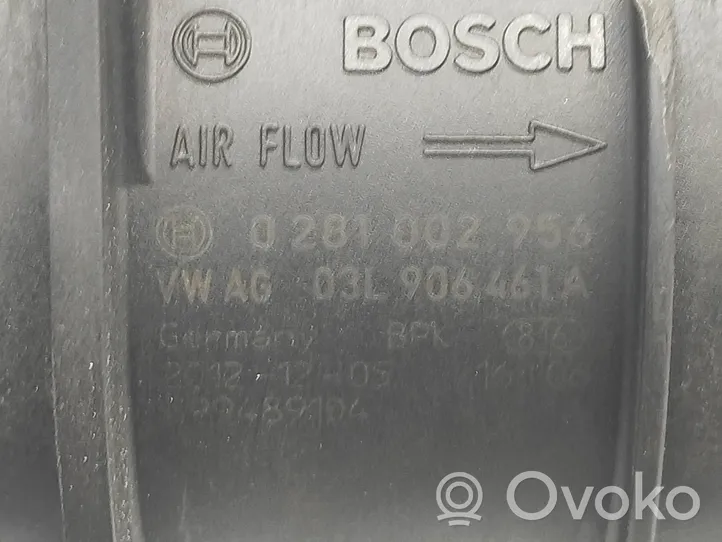 Volkswagen Crafter Mass air flow meter 03L906461A