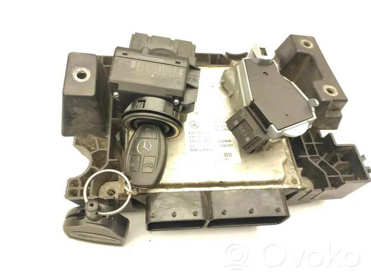 Mercedes-Benz Sprinter W906 Komputer / Sterownik ECU i komplet kluczy A6519000700