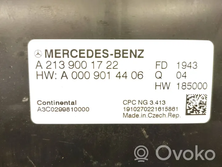 Mercedes-Benz Sprinter W907 W910 Pavarų dėžės valdymo blokas A2139001722