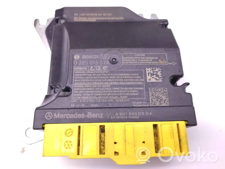 Mercedes-Benz Sprinter W907 W910 Airbag control unit/module A9079020303