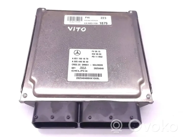 Mercedes-Benz Vito Viano W639 Motorsteuergerät/-modul A6511501879