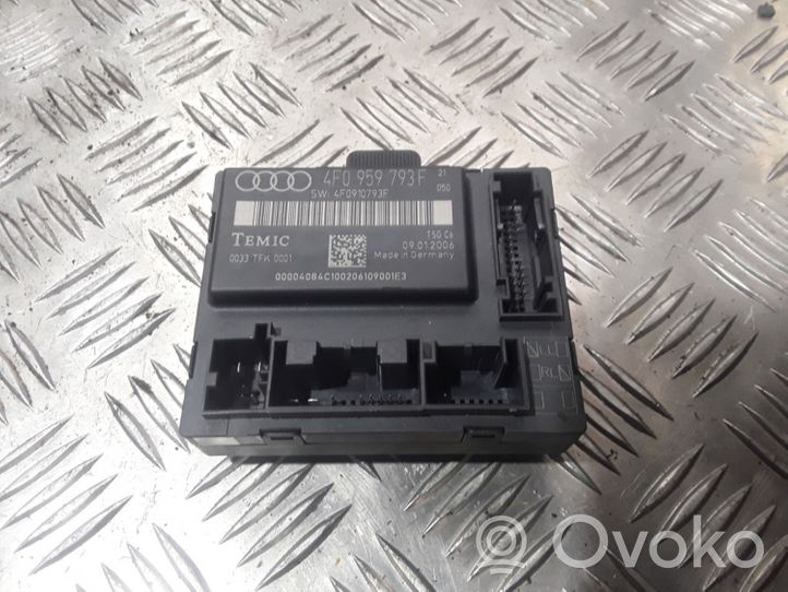 Audi A6 S6 C6 4F Unidad de control/módulo del bloqueo de puertas 4F0959793F